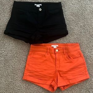 Size 2- H&M Cuffed Denim Shorts